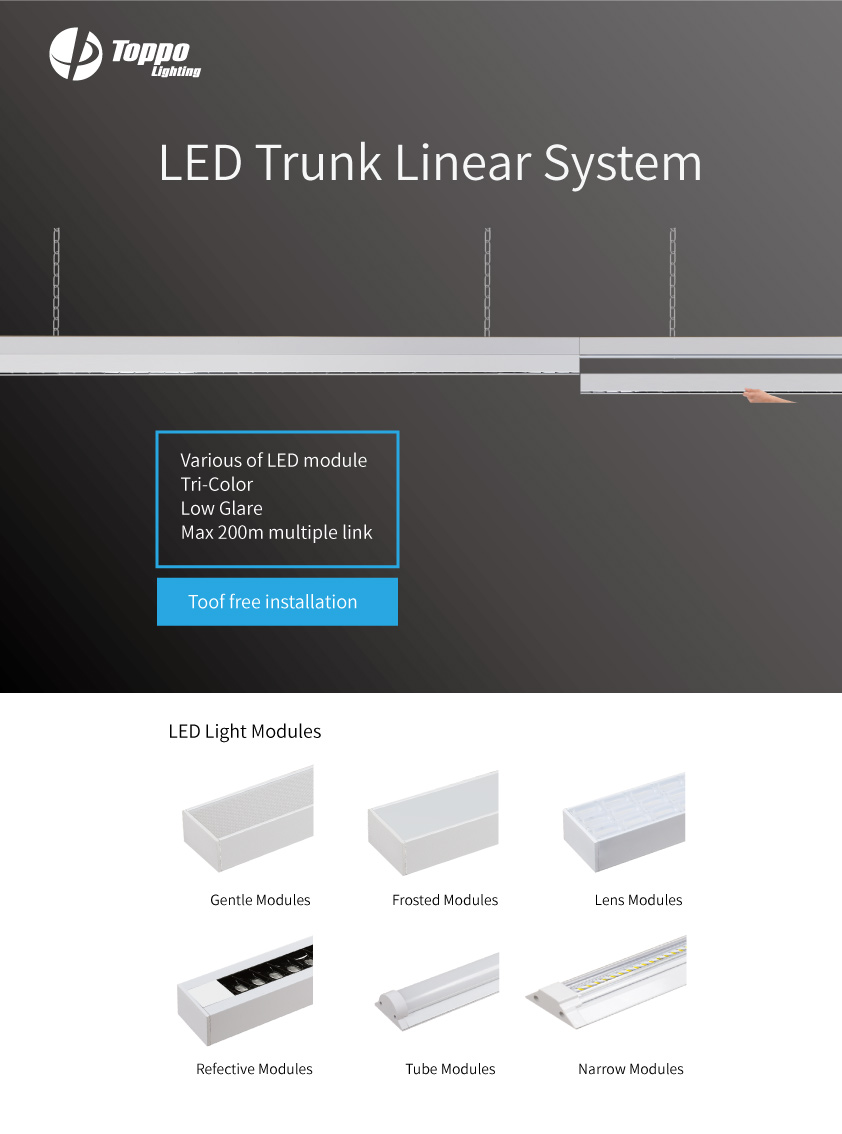 led T8 tube module trunk linear system led T8 tube module trunk linear system